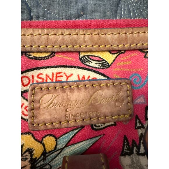 Disney Parks Dooney & Bourke Pink Sketch Letter Crossbody - Picture 2 of 4